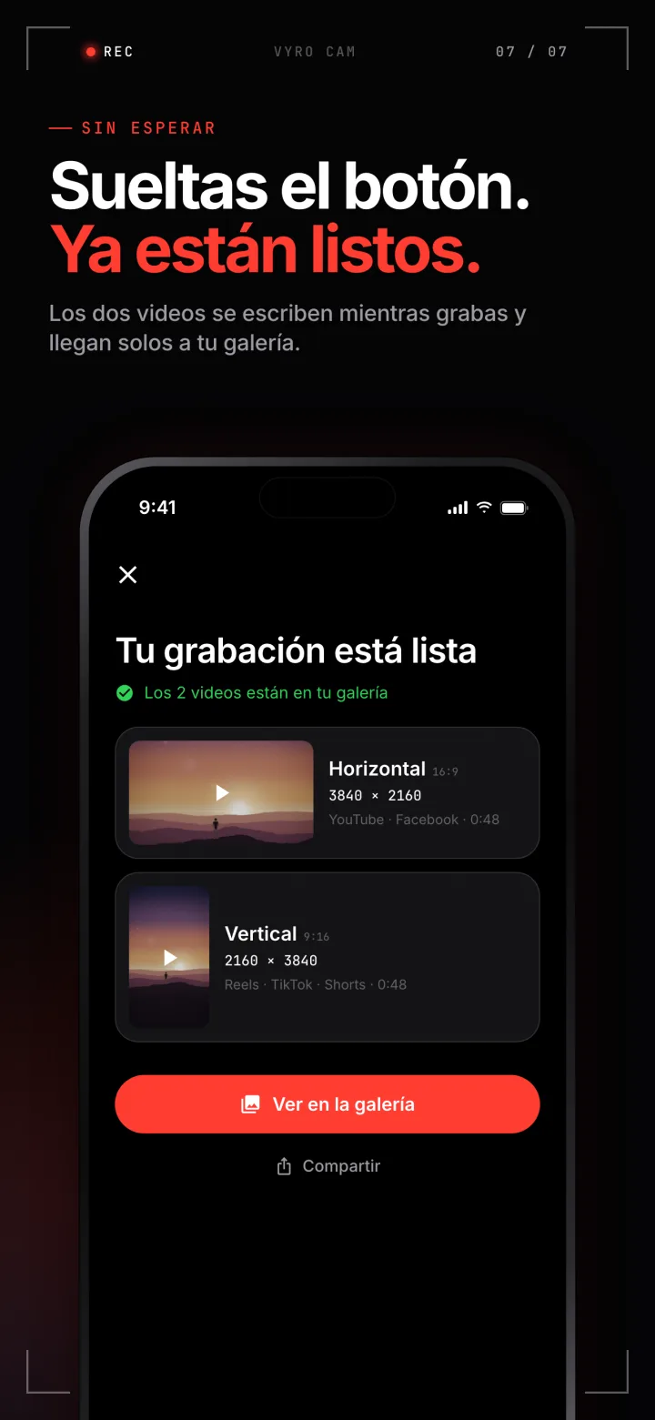 Sueltas el botón y ya están listos